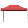 vidaXL Tente de r&eacute;ception pliable escamotable bordeaux 440x292x315 cm