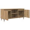 vidaXL Meuble TV Ch&ecirc;ne artisanal 104 x 35 x 50 cm Bois d'ing&eacute;nierie