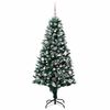 vidaXL Sapin de No&euml;l artificiel Vert 150 cm PVC, Acier et Plastique
