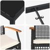 vidaXL Ensemble de salle &agrave; manger pour jardin 9 pcs Noir polyrotin