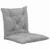 vidaXL Coussins de chaise pivotante lot de 2 Gris 50 cm