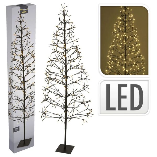 Ambiance Sapin de No&euml;l avec 160 LED 120 cm