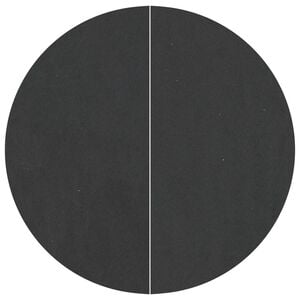 vidaXL Tapis de piscine &Oslash; 244 cm (2 mm) Rond Tissu non tiss&eacute; Noir