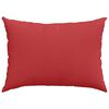 vidaXL Coussins de canap&eacute; 2 pcs Rouge 70 x 50 cm tissu