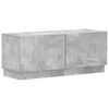vidaXL Meuble TV Gris b&eacute;ton Bois d'ing&eacute;nierie