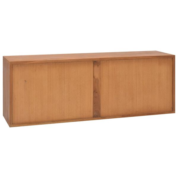 vidaXL Meuble TV 110x30x40 cm Bois de teck massif