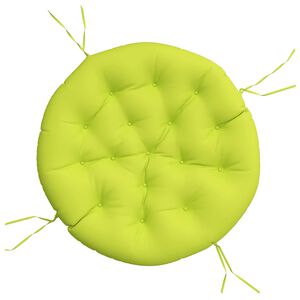 vidaXL Coussin rond vert vif &Oslash; 100 x11 cm tissu oxford