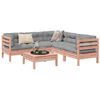 vidaXL Salon de jardin 6 pcs et coussins bois massif sapin de douglas