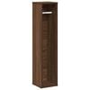 vidaXL Meuble de salle de bain avec porte-rouleau ch&ecirc;ne brun 20,5 x 20 x 90 cm