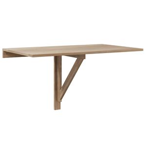 vidaXL Table murale rabattable en ch&ecirc;ne 100x60 cm