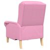 vidaXL fauteuil Rose 76 x 94 x 102 cm tissu