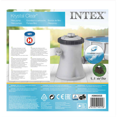 Intex Pompe filtrante à cartouche 1250 L/h 28602GS