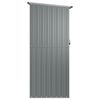 vidaXL Abri de jardin Gris 180,5x97x209,5 cm Acier galvanis&eacute;