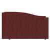 vidaXL Lit avec matelas et USB Rouge bordeaux Tissu 90x200 cm