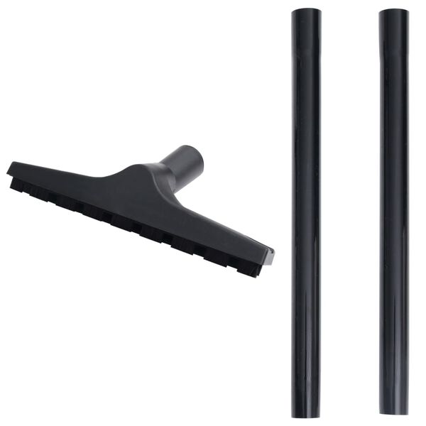 vidaXL 2 Tubes d&rsquo;extension et brosse pour aspirateur &agrave; cendres