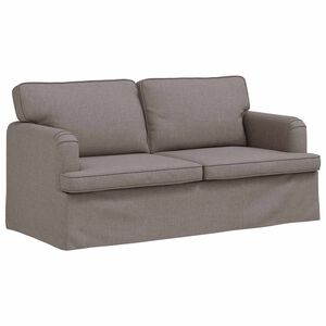 vidaXL Canap&eacute; Taupe 162 x 80 x 85 cm tissu