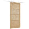 vidaXL Porte coulissante 93 x 202 cm Bois d'ing&eacute;nierie