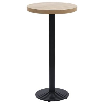 vidaXL Pied de table de bistro Noir Ø43x107 cm Fonte