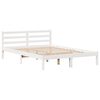 vidaXL Cadre de lit sans matelas blanc 160x200 cm bois de pin massif