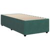 vidaXL Sommier &agrave; lattes de lit avec matelas Vert fonc&eacute; 90x200 cm