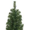 vidaXL Sapin de Noël artificiel mince avec support vert 180 cm PVC