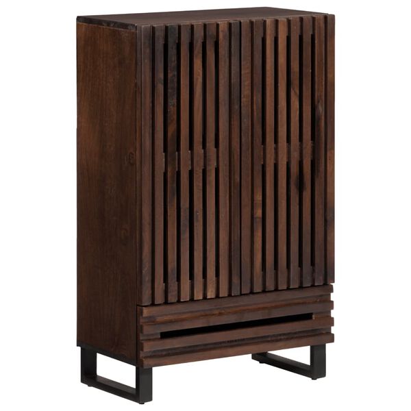 vidaXL Buffet marron 60x34x100 cm bois de manguier massif