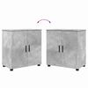 vidaXL Ensemble de mobilier de salle de bain 3 pcs Gris b&eacute;ton