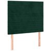 vidaXL Cadre de lit sans matelas vert fonc&eacute; 120x190 cm velours