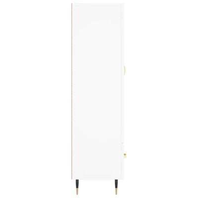 vidaXL Buffet haut blanc 69,5x31x115 cm bois d'ingénierie