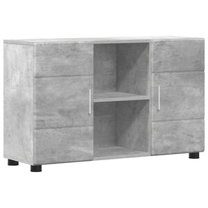 vidaXL Buffet FLORIN 88,5 x 30,5 x 55,5 cm Gris b&eacute;ton