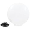 vidaXL Lampes &agrave; LED sous forme de boule 2 pcs Sph&eacute;rique 50 cm PMMA