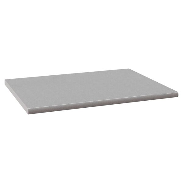 vidaXL Comptoir de cuisine Gris 80x60x2,8 cm Agglom&eacute;r&eacute;