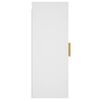 vidaXL Armoire murale Blanc 34,5x34x90 cm Bois d'ing&eacute;nierie
