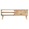 vidaXL Meuble TV 140x30x50 cm Bois de manguier massif