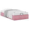 vidaXL Cadre de lit ottoman sans matelas rose 90x200 cm velours