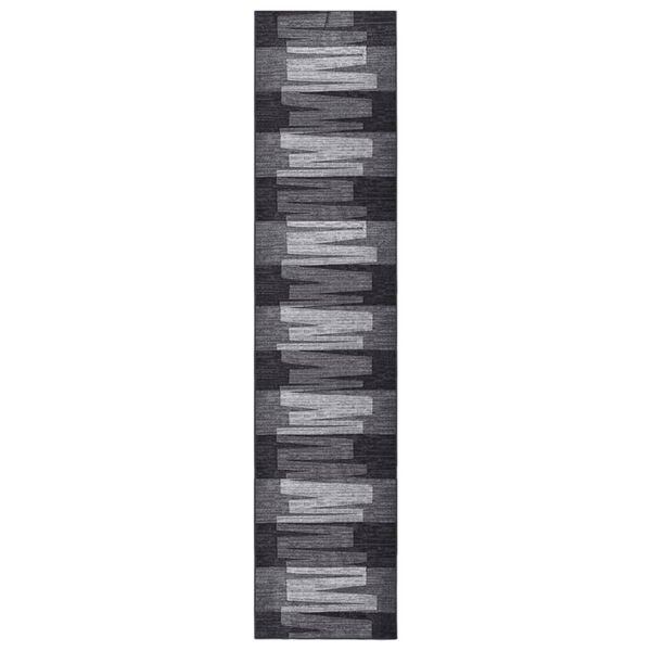 vidaXL Tapis de couloir antid&eacute;rapant Anthracite 80x350 cm