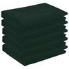 vidaXL Tissu de Table 5 pc Rond Vert fonc&eacute; &Oslash; 160 cm