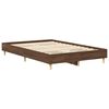 vidaXL Cadre de lit sans matelas ch&ecirc;ne marron 120x190 cm
