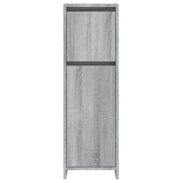 vidaXL Armoire de bain Sonoma gris 30x30x95 cm Bois d'ing&eacute;nierie