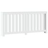 vidaXL Cache-radiateur blanc 175x20x82 cm bois d'ing&eacute;nierie