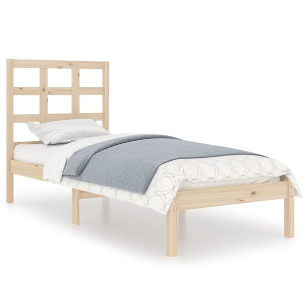 vidaXL Cadre de lit sans matelas 100x200 cm bois massif