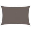 vidaXL Parasol en PEHD rectangulaire 4 x 6 m Anthracite