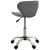 vidaXL Tabouret de salon et spa Gris Similicuir