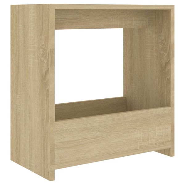 vidaXL Table d'appoint ch&ecirc;ne sonoma 50x26x50 cm bois d'ing&eacute;nierie