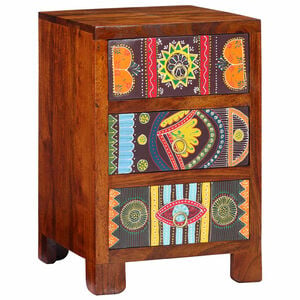 vidaXL Table de chevet 40x40x60 cm bois d'acacia massif