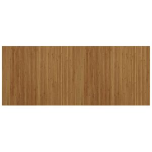 vidaXL Tapis rectangulaire marron 80x200 cm bambou
