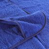 vidaXL Serviettes de plage 6 pcs bleu royal 60x135 cm tissu 400 GSM
