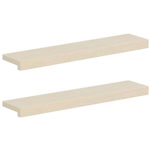 vidaXL Appuis de fen&ecirc;tre 2 pc Blanc 70 x 15 x 2 cm