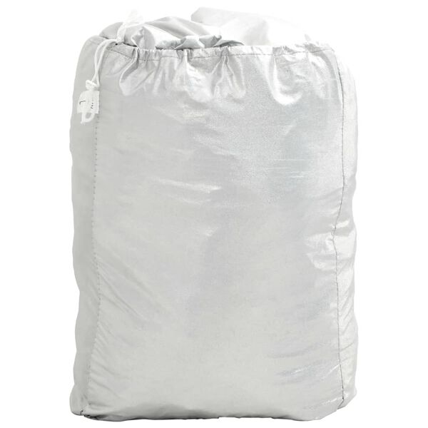 vidaXL Housse de voiture berline avec sangles &agrave; boucle compl&egrave;te M PEVA