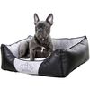 Kerbl Lit pour chiens Chiara 42 x 32 cm Gris et Noir 80360